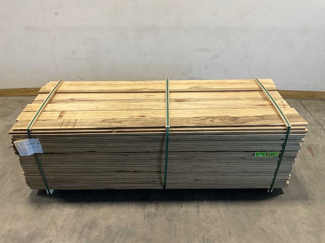 Fraké plank mes- en groef verbinding 245x14,2x2 cm (50x) - afbeelding 2 van  8
