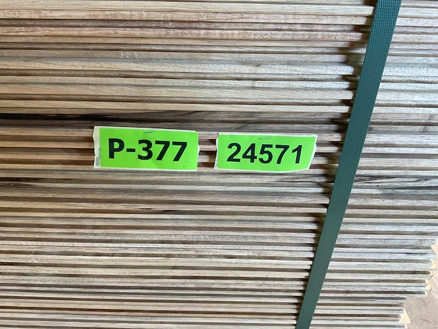 Fraké plank mes- en groef verbinding 245x14,2x2 cm (50x) - afbeelding 8 van  8