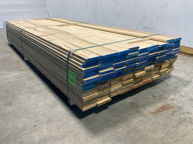 Fraké plank mes- en groef verbinding 275x11,7x2 cm (50x) - afbeelding 6 van  9