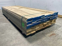 Fraké plank mes- en groef verbinding 275x11,7x2 cm (50x) - afbeelding 6 van  8