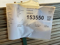 Fraké plank mes- en groef verbinding 275x14,2x2 cm (50x) - afbeelding 8 van  9