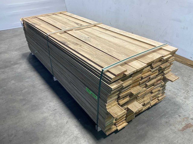 Fraké plank mes- en groef verbinding 275x14,2x2 cm (50x) - afbeelding 2 van  8