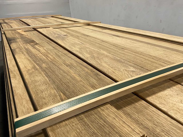 Fraké plank mes- en groef verbinding 275x14,2x2 cm (50x) - afbeelding 3 van  8