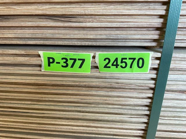 Fraké plank mes- en groef verbinding 275x14,2x2 cm (50x) - afbeelding 8 van  8