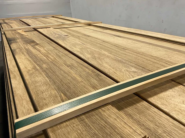 Fraké plank mes- en groef verbinding 275x14,2x2 cm (50x) - afbeelding 3 van  8
