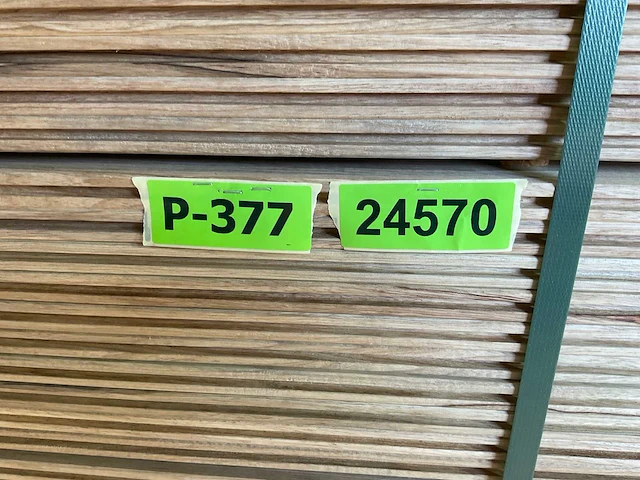 Fraké plank mes- en groef verbinding 275x14,2x2 cm (50x) - afbeelding 8 van  8