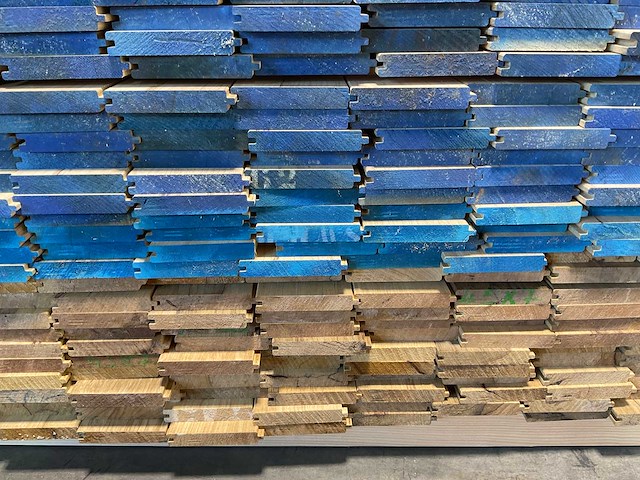 Fraké plank mes- en groef verbinding 305x11,7x2 cm (50x) - afbeelding 6 van  8