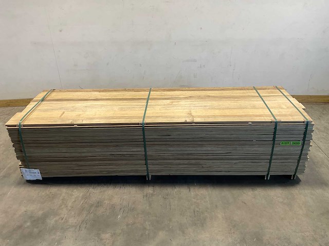 Fraké plank mes- en groef verbinding 305x14,2x2 cm (50x) - afbeelding 2 van  8