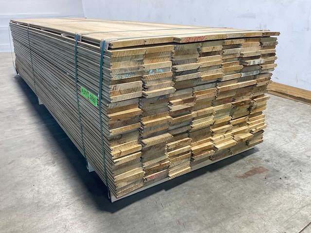 Fraké plank mes- en groef verbinding 305x14,2x2 cm (50x) - afbeelding 6 van  8