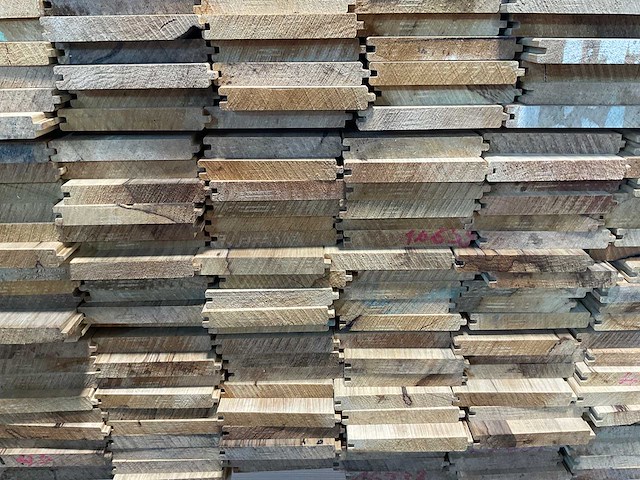 Fraké plank mes- en groef verbinding 305x14,2x2 cm (50x) - afbeelding 7 van  8