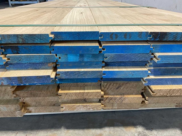Fraké plank mes- en groef verbinding 335x11,7x2 cm (50x) - afbeelding 7 van  9