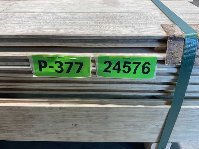 Fraké plank mes- en groef verbinding 335x11,7x2 cm (50x) - afbeelding 9 van  9