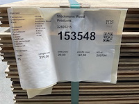 Fraké plank mes- en groef verbinding 335x14,2x2 cm (40x) - afbeelding 1 van  2