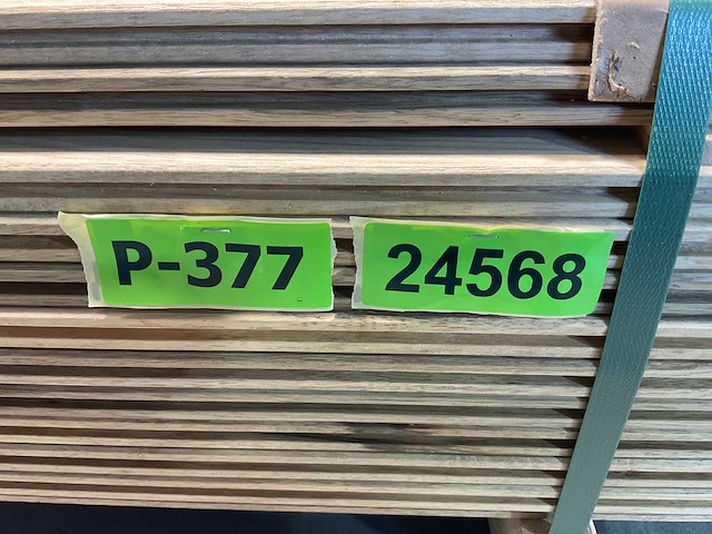 Fraké plank mes- en groef verbinding 335x14,2x2 cm (40x) - afbeelding 2 van  2