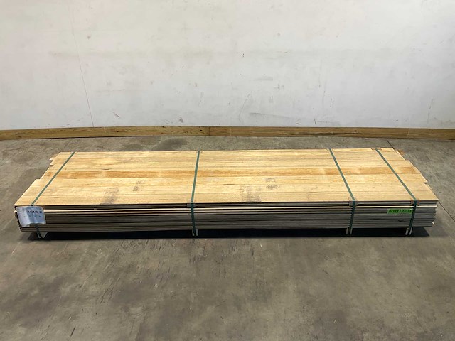 Fraké plank mes- en groef verbinding 335x14,2x2 cm (40x) - afbeelding 2 van  8