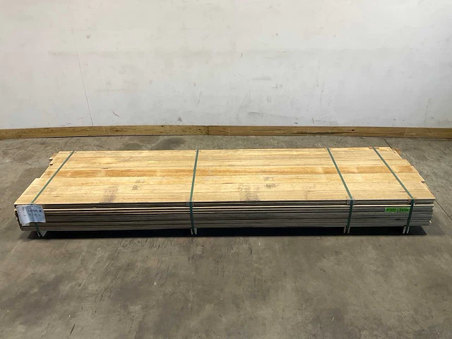 Fraké plank mes- en groef verbinding 335x14,2x2 cm (40x) - afbeelding 2 van  8