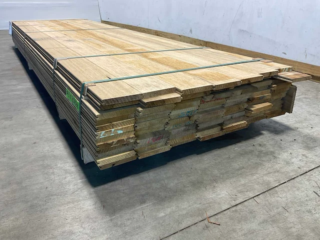 Fraké plank mes- en groef verbinding 335x14,2x2 cm (40x) - afbeelding 6 van  8