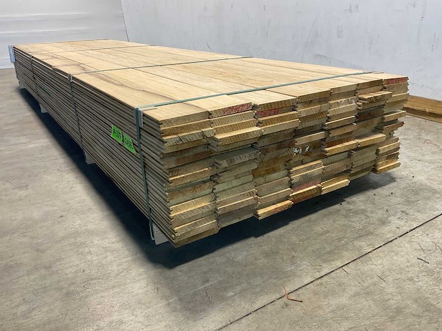 Fraké plank mes- en groef verbinding 365x14,2x2 cm (35x) - afbeelding 6 van  8