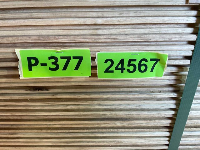 Fraké plank mes- en groef verbinding 365x14,2x2 cm (35x) - afbeelding 8 van  8