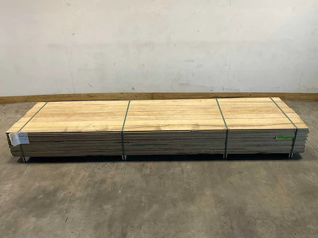 Fraké plank mes- en groef verbinding 365x14,2x2 cm (35x) - afbeelding 2 van  8