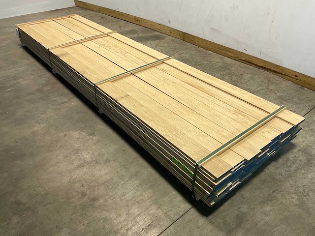 Fraké plank mes- en groef verbinding 395x14,2x2 cm (25x) - afbeelding 1 van  9