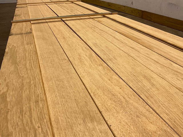 Fraké plank mes- en groef verbinding 395x14,2x2 cm (25x) - afbeelding 3 van  9