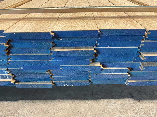 Fraké plank mes- en groef verbinding 395x14,2x2 cm (25x) - afbeelding 8 van  9