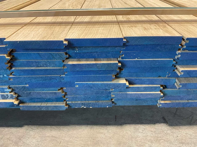 Fraké plank mes- en groef verbinding 395x14,2x2 cm (25x) - afbeelding 8 van  8