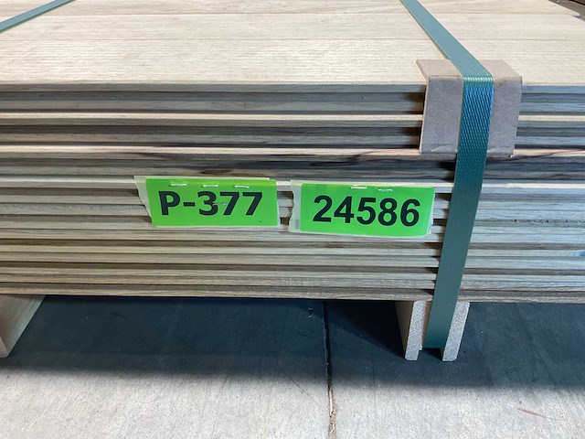 Fraké plank mes- en groef verbinding 425x11,7x2 cm (35x) - afbeelding 9 van  9