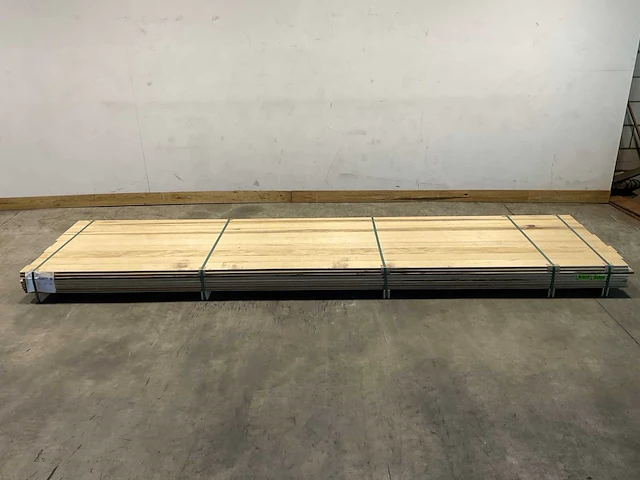 Fraké plank mes- en groef verbinding 425x11,7x2 cm (35x) - afbeelding 2 van  8