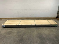 Fraké plank mes- en groef verbinding 425x11,7x2 cm (35x) - afbeelding 2 van  8