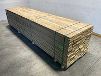 Fraké plank mes- en groef verbinding 425x14,2x2 cm (35x) - afbeelding 1 van  9