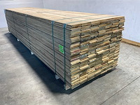 Fraké plank mes- en groef verbinding 425x14,2x2 cm (35x) - afbeelding 6 van  9