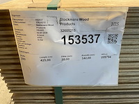 Fraké plank mes- en groef verbinding 425x14,2x2 cm (35x) - afbeelding 8 van  9