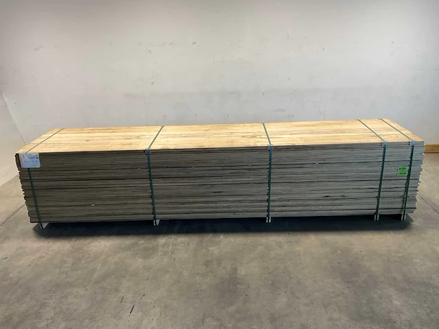 Fraké plank mes- en groef verbinding 425x14,2x2 cm (35x) - afbeelding 2 van  8