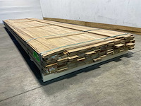 Fraké plank mes- en groef verbinding 425x9,2x2 cm (50x) - afbeelding 5 van  8