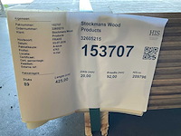 Fraké plank mes- en groef verbinding 425x9,2x2 cm (50x) - afbeelding 7 van  8