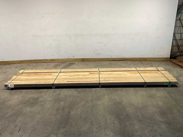 Fraké plank mes- en groef verbinding 455x11,7x2 cm (35x) - afbeelding 5 van  9