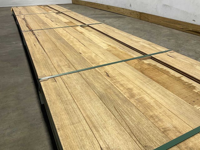 Fraké plank mes- en groef verbinding 455x11,7x2 cm (35x) - afbeelding 6 van  9