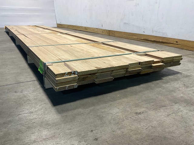 Fraké plank mes- en groef verbinding 455x11,7x2 cm (35x) - afbeelding 8 van  9