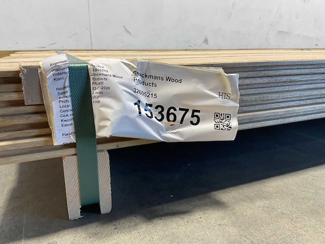 Fraké plank mes- en groef verbinding 455x11,7x2 cm (35x) - afbeelding 9 van  9