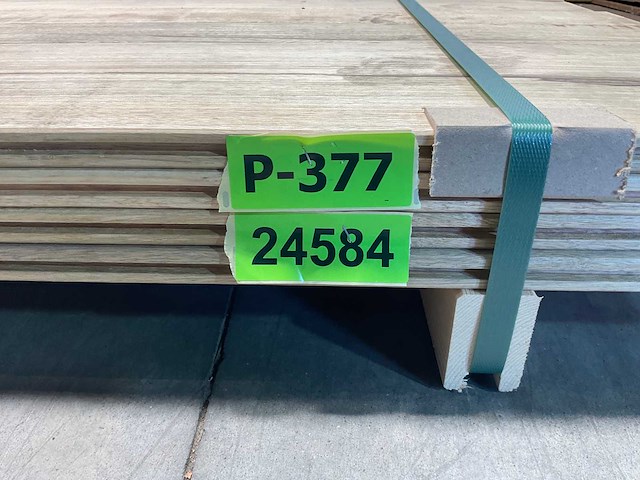 Fraké plank mes- en groef verbinding 455x11,7x2 cm (35x) - afbeelding 4 van  9