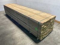 Fraké plank mes- en groef verbinding 455x14,2x2 cm (25x) - afbeelding 1 van  9