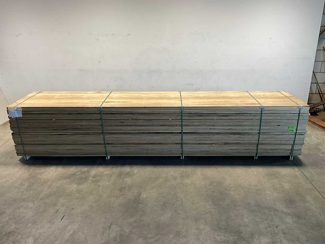 Fraké plank mes- en groef verbinding 455x14,2x2 cm (25x) - afbeelding 2 van  9