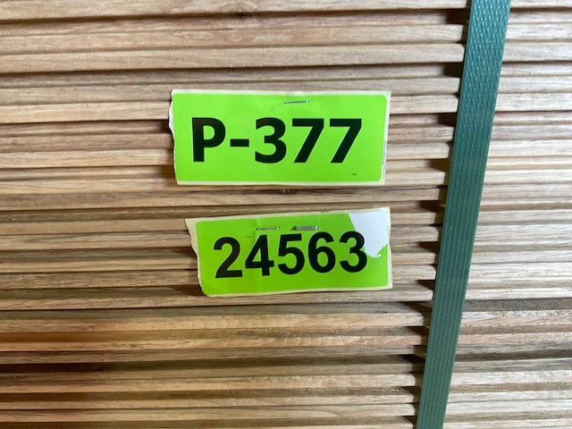 Fraké plank mes- en groef verbinding 455x14,2x2 cm (25x) - afbeelding 9 van  9