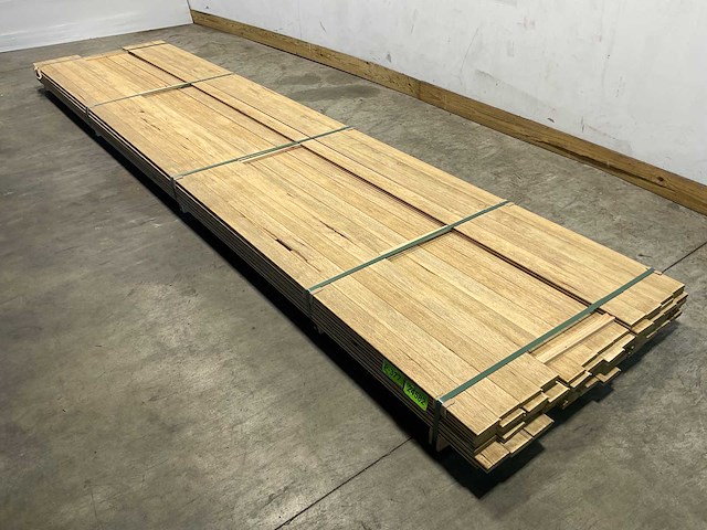 Fraké plank mes- en groef verbinding 455x9,2x2 cm (40x) - afbeelding 1 van  6
