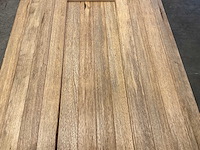 Fraké plank mes- en groef verbinding 455x9,2x2 cm (40x) - afbeelding 3 van  6