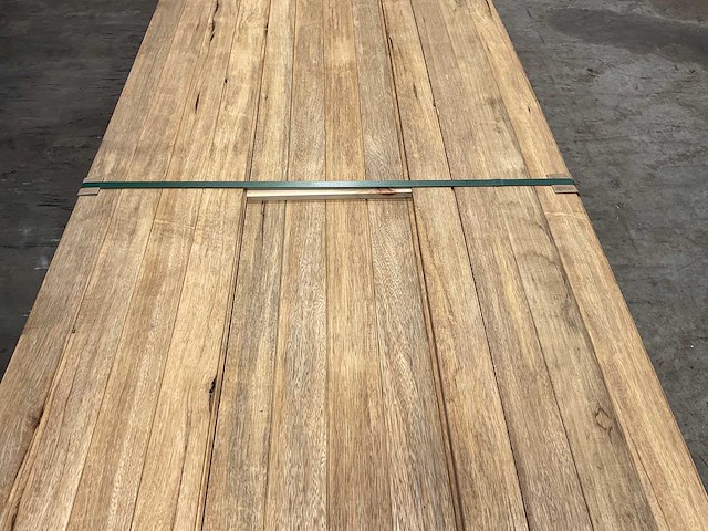 Fraké plank mes- en groef verbinding 455x9,2x2 cm (40x) - afbeelding 4 van  6