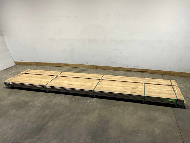 Fraké plank mes- en groef verbinding 455x9,2x2 cm (40x) - afbeelding 2 van  8