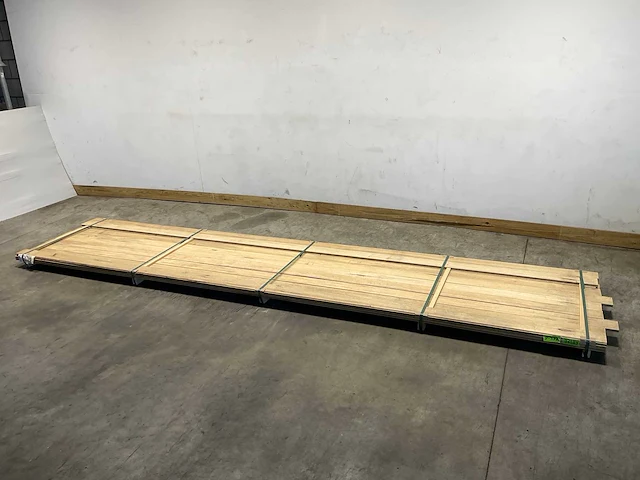 Fraké plank mes- en groef verbinding 485x11,7x2 cm (21x) - afbeelding 2 van  8